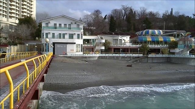 Сочи-Декабрь-пляж сан.=РАДУГА= (11.12.2011г.)