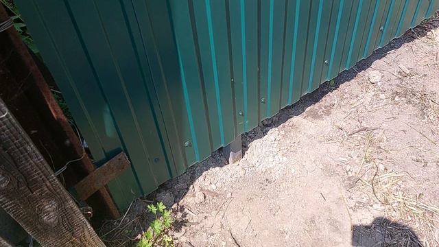 новый забор в Ашмарино 16.06.24