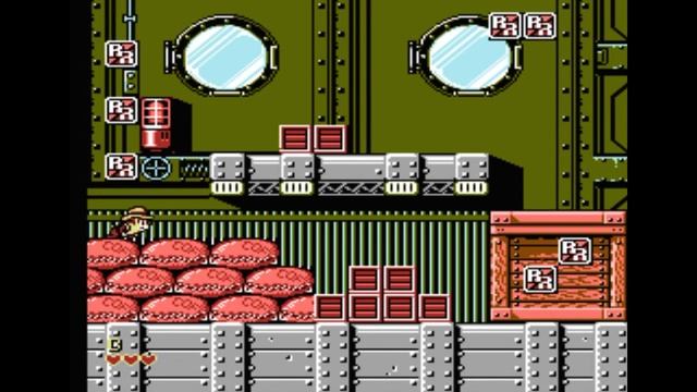 Dendy (Famicom,Nintendo,Nes) 8-bit Chip & Dale 2 часть уровень 3