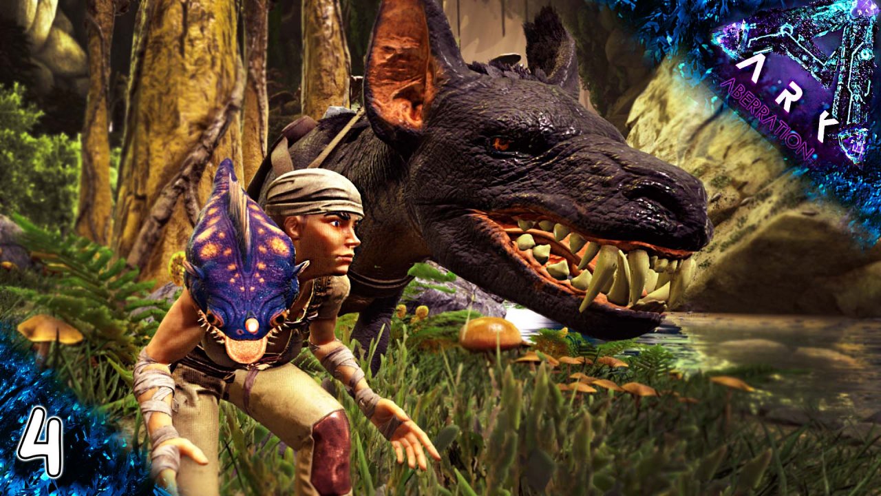 Выживание на Аберрации #4 - Стая адских псов - Aberration ARK Survival Evolved - Одиночное выживание