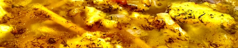 Ароматный куриный суп с яичными клёцками!