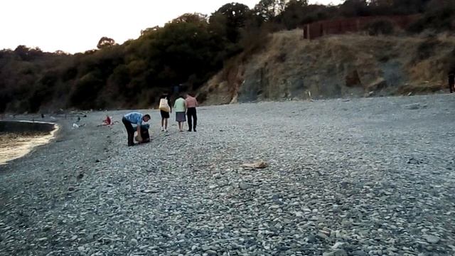 Геленджик. Пляж Бетта. Октябрь.