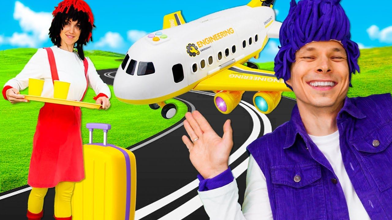 Песенки, мультики и видео для детей  Песенка про пилота!  Сборник Капуки Кануки