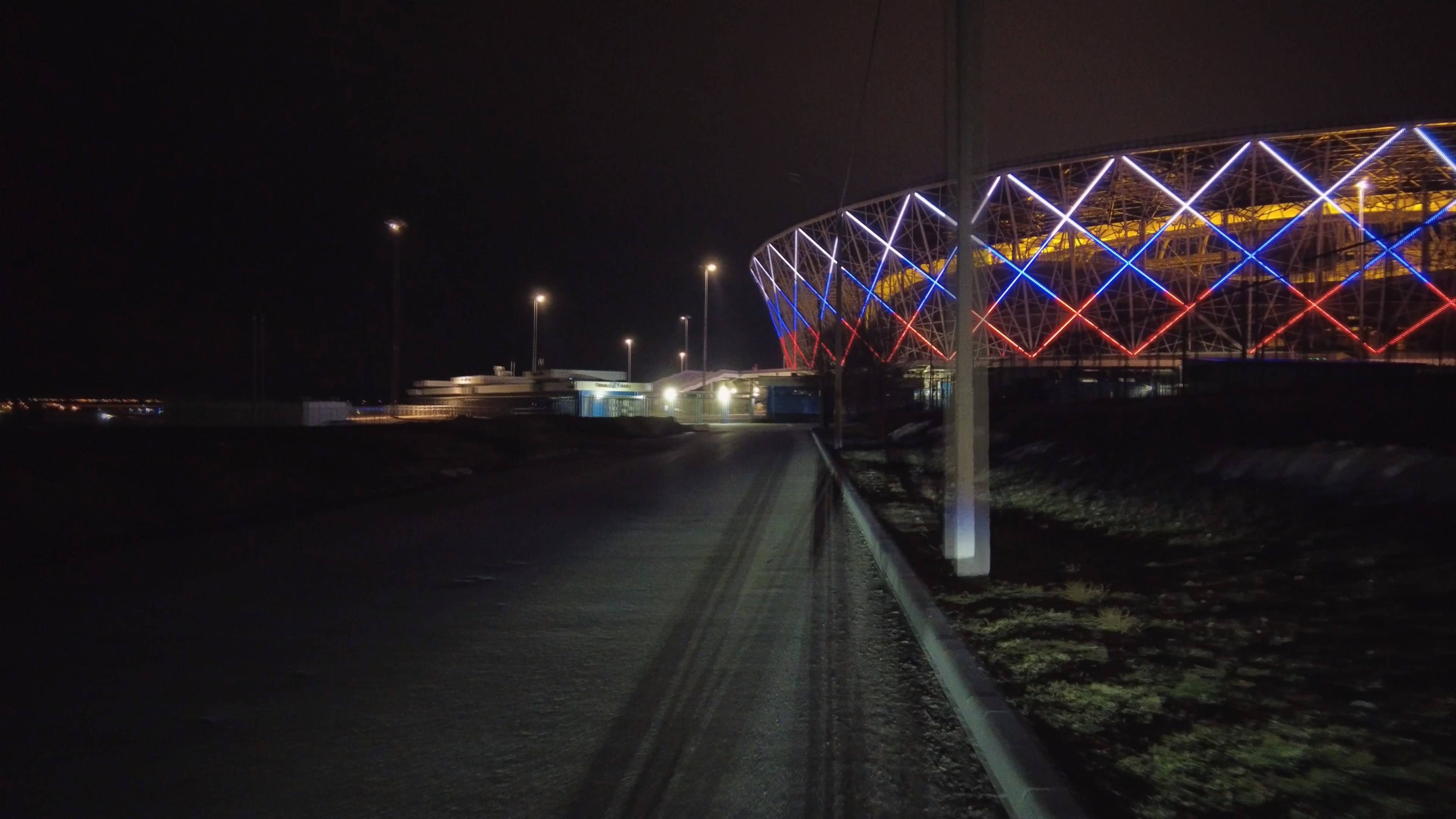 Прогулка от 7й Гвардейской вокруг стадиона Арена. Волгоград 02.03.23