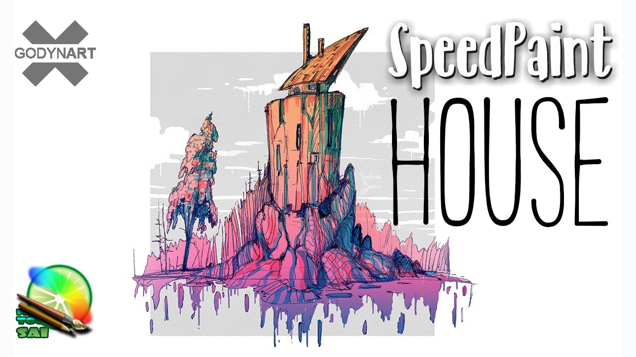 Как нарисовать дом