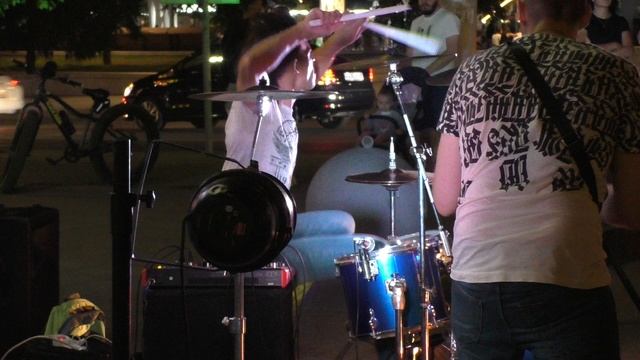 Уличный барабанщик в г. Пенза. 26.08.22