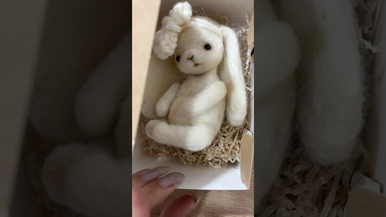 Мои милые игрушки сухое валяние, ручная работа.Игрушки из шерсти для валяния #валяниеизшерсти