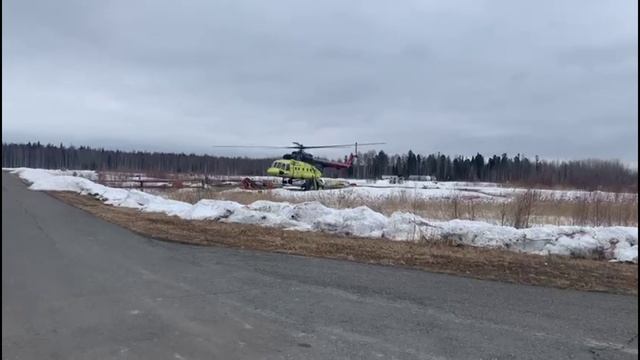 Запуск и взлет ВЕРТОЛЕТ МИ-8