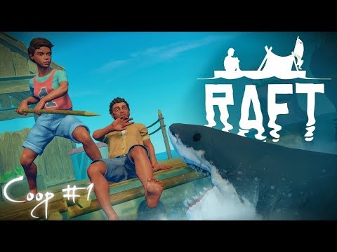 На маленьком плоту - Raft прохождение кооператив часть #1