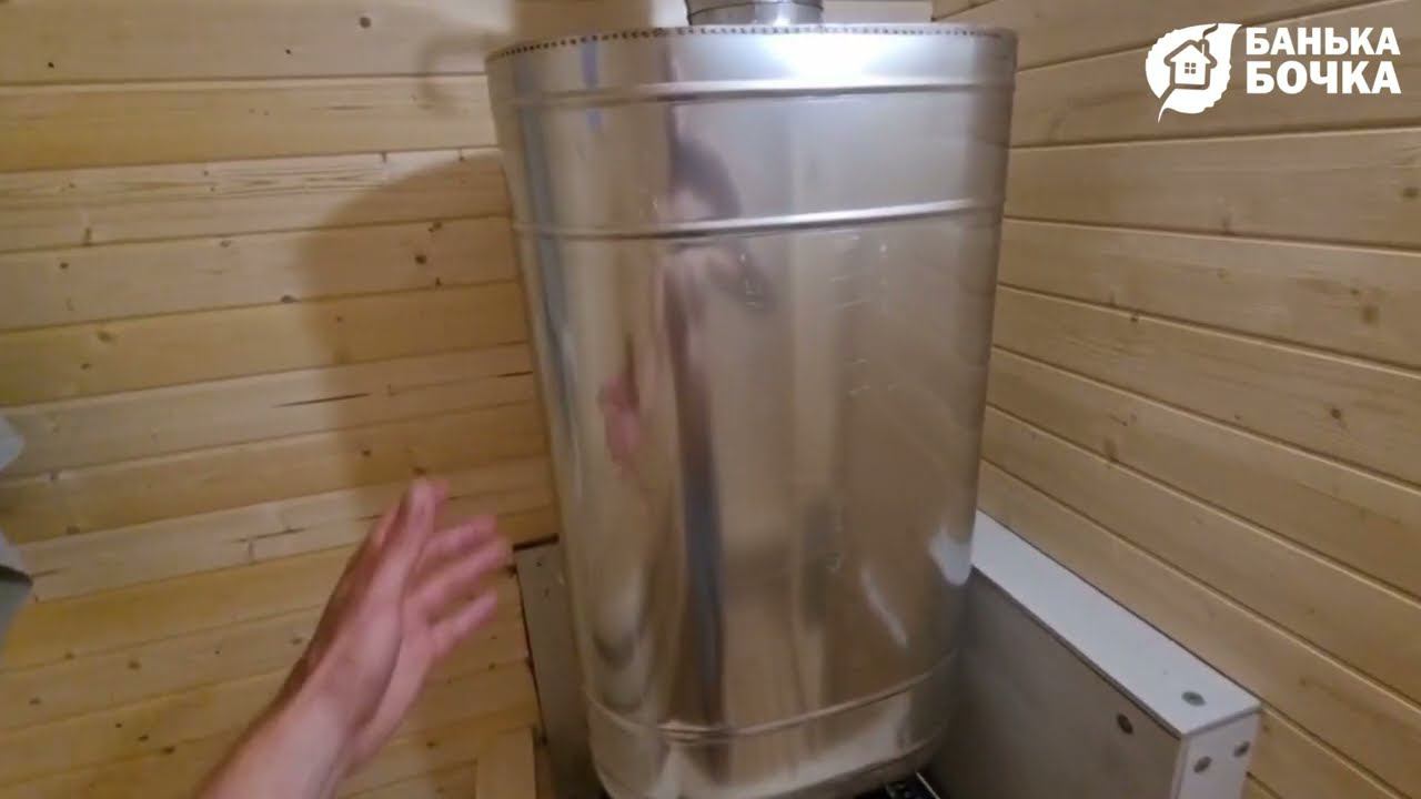 Бак для воды 80 литров в бане бочке, доп. опция