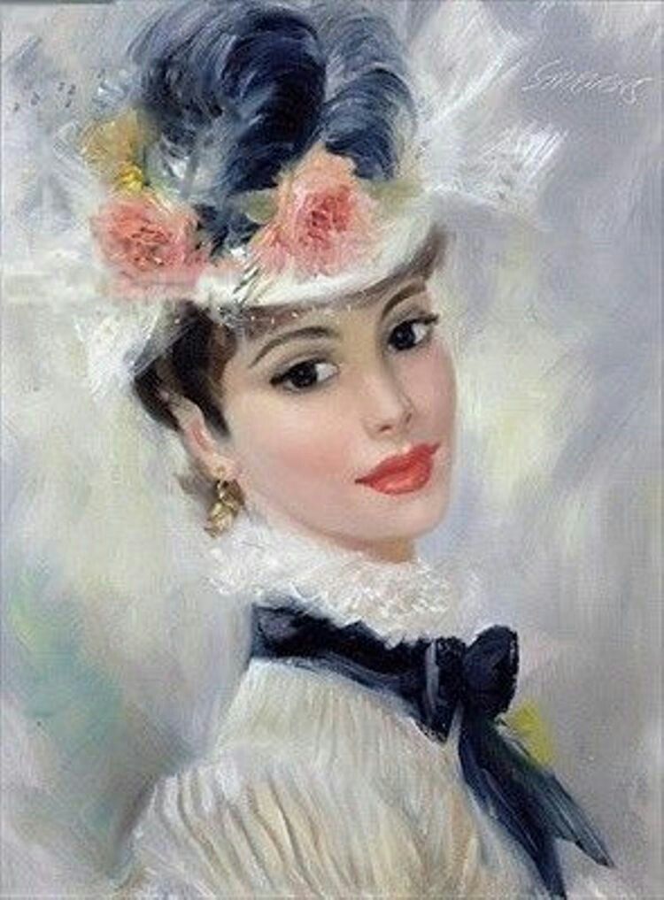 "Ода очарованию." Художник Джон Фредерик Ллойд Стревенс (1902-1990) John Frederic Lloyd Strevens