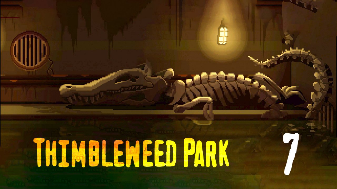 Крокодил в канализации - Thimbleweed Park - 7