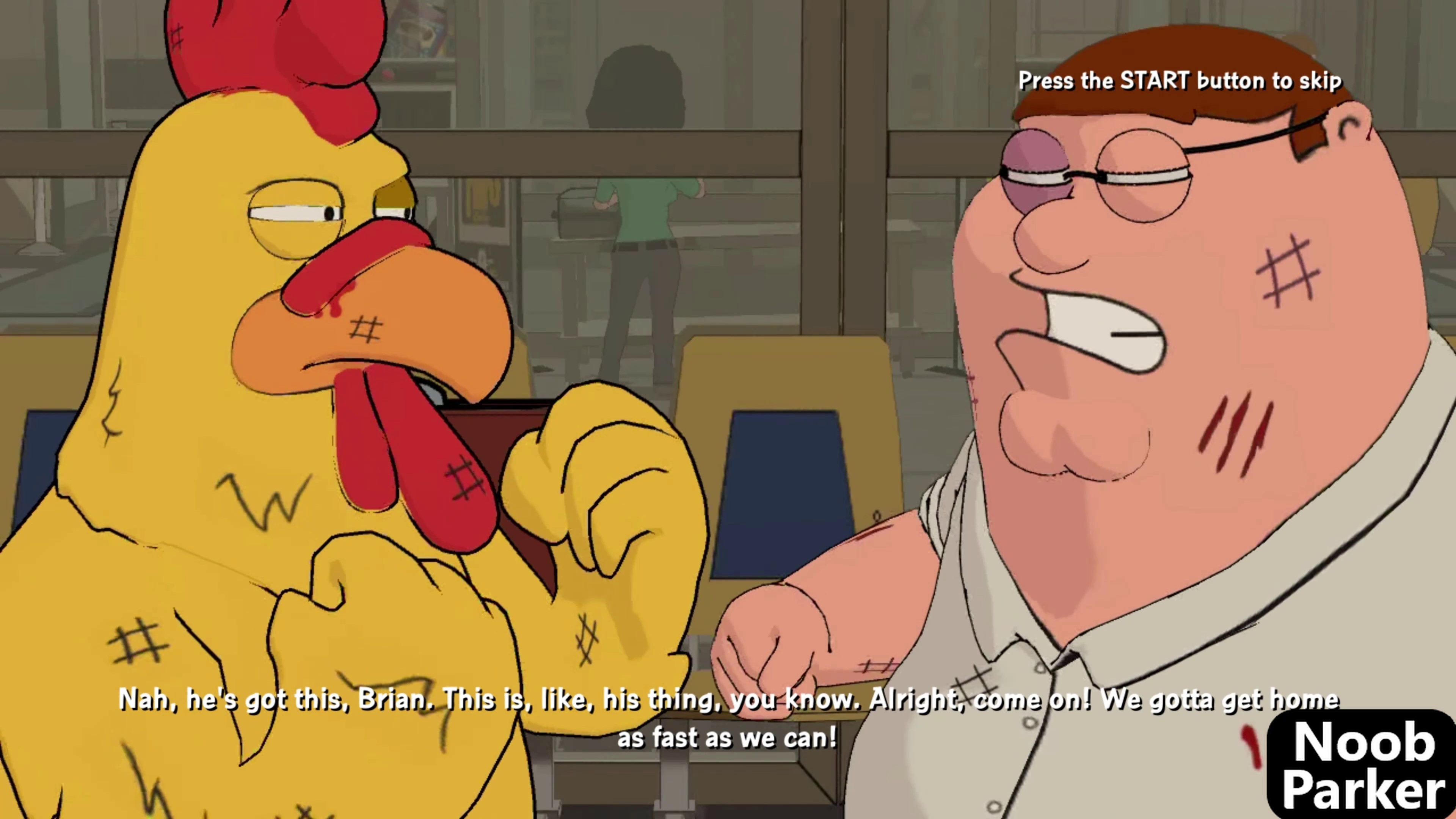 Family Guy Back to the Multiverse Все боссы и концовка 4K.