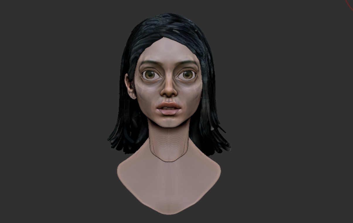 Zbrush 2019 Алита боевой ангел