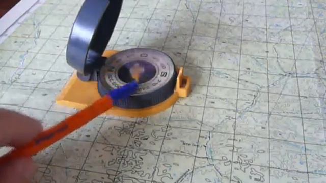 Выдерживание направлений по компасу