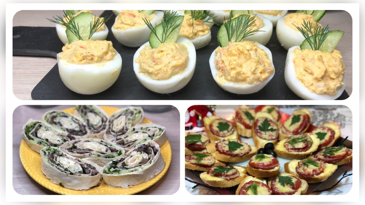 Эти закуски уйдут со стола сразу | закуски на праздник | бутерброды | рецепты просто