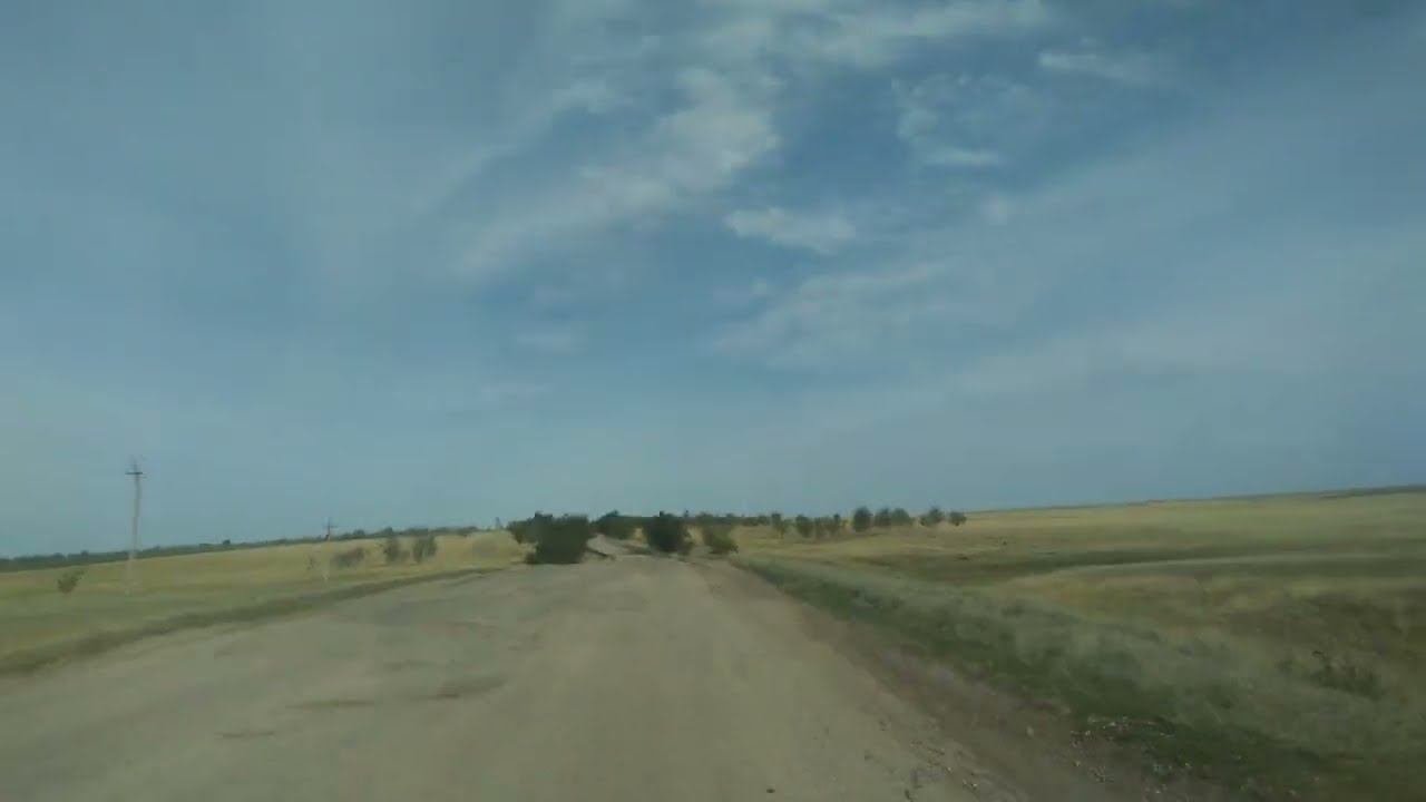 Дорога к Тараховке Перелюбского района.