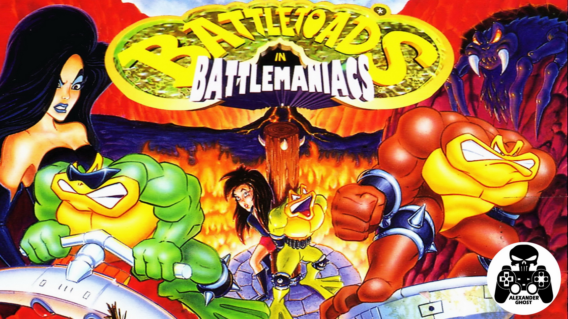 Battletoads in Battlemaniacs SNES прохождение Rash