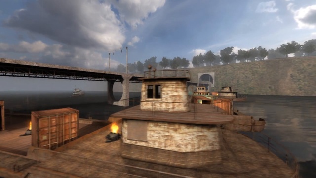 Локация Мост через реку Припять на ЗП