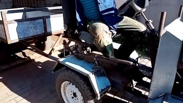 Изобрел простой механизм сцепки телеги с трактором. Рассказываю как сделать самому.