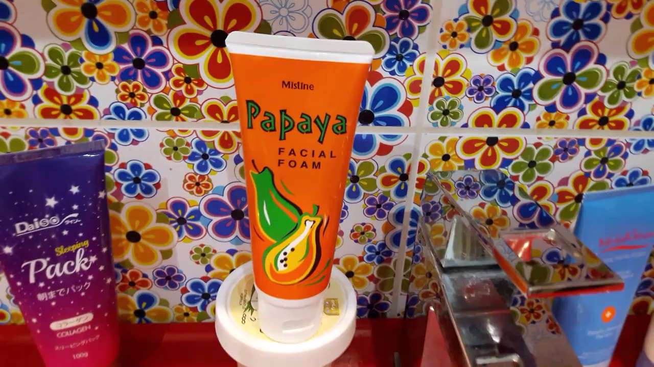 #Пенка для #умывания Mistine Papaya Facial Foam для проблемной, чувствительной #кожи Моё видео здесь