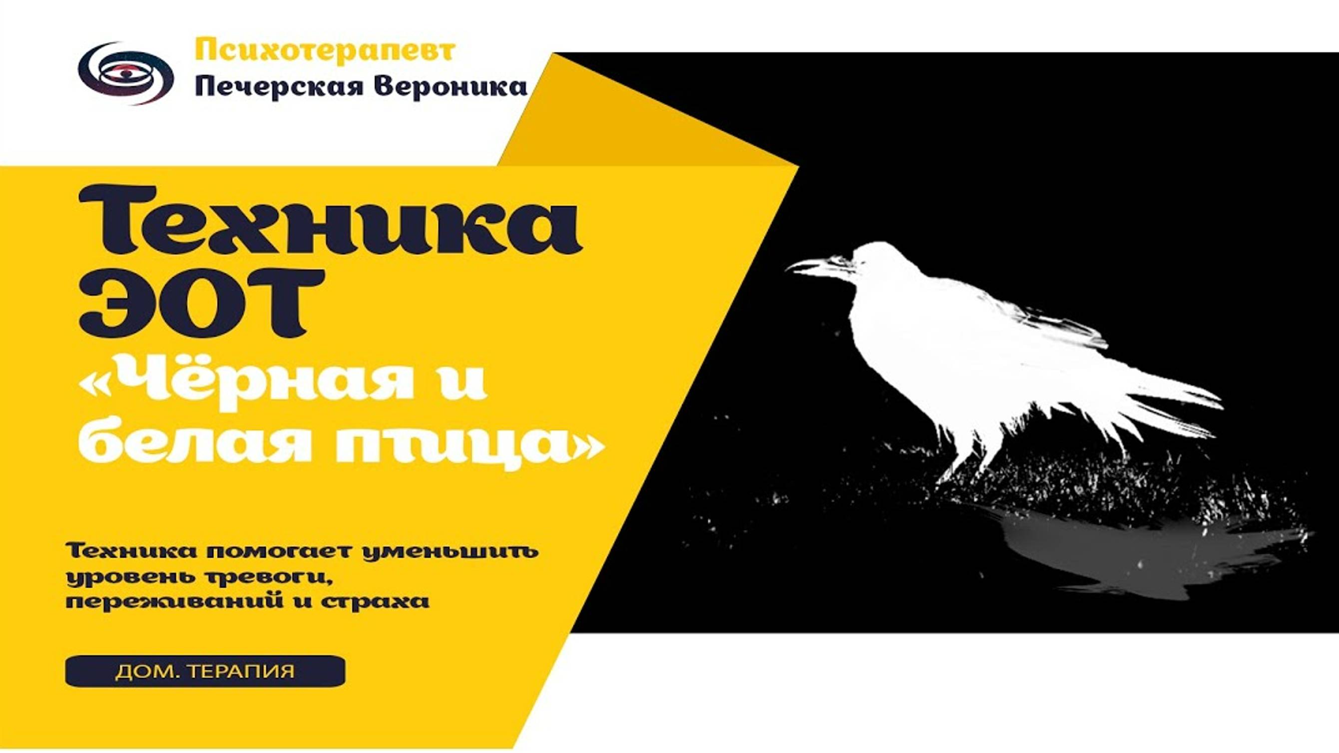 Техника из НЛП «Черная, белая птица»