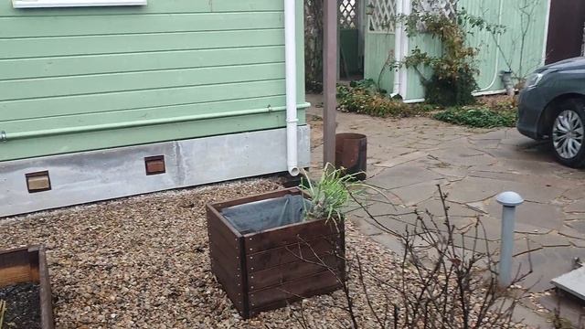 Результат обшивки цоколя под дальнейшую облицовку плиткой.