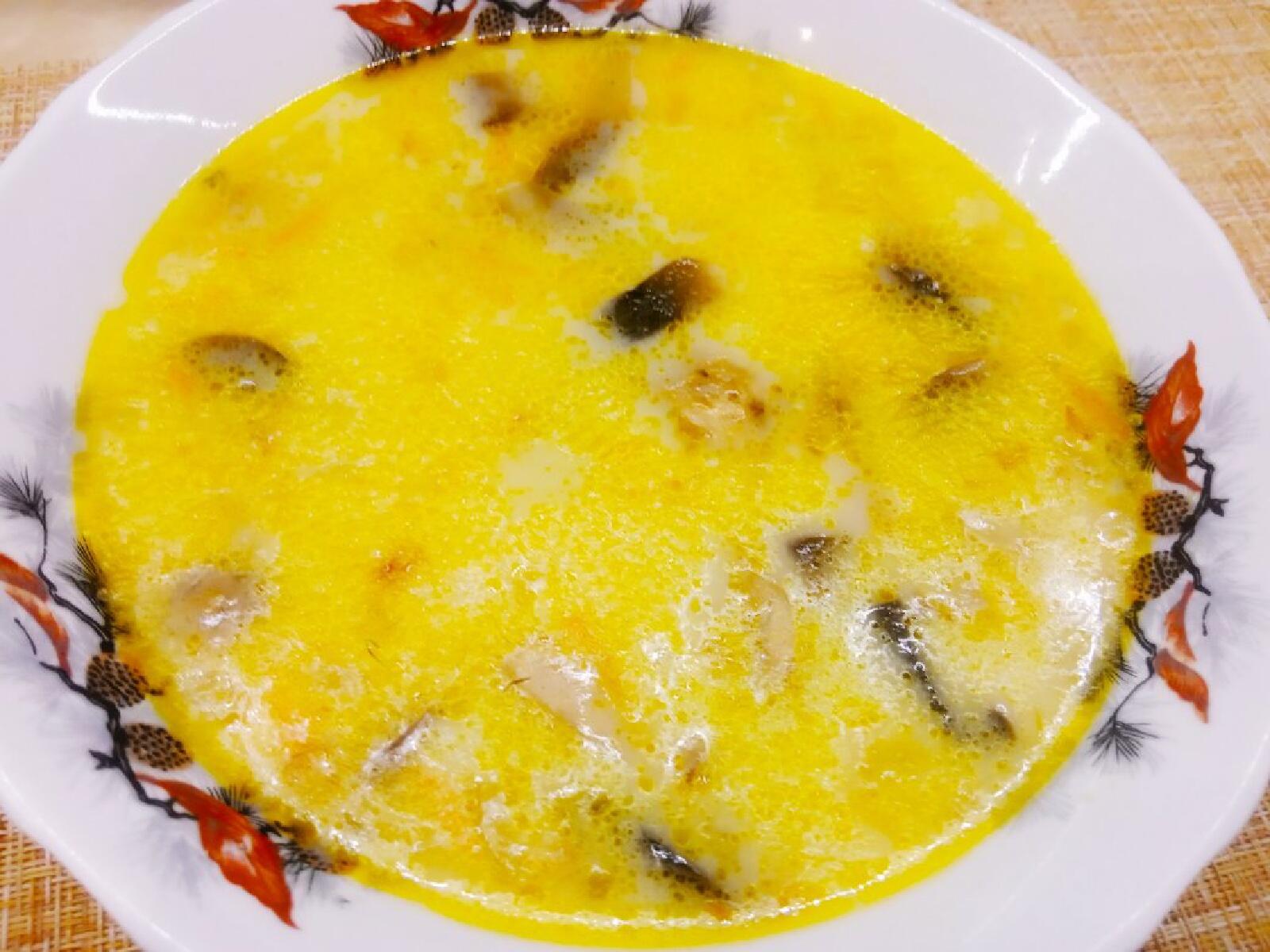 Сырный суп с грибами. Наташина Кухня.