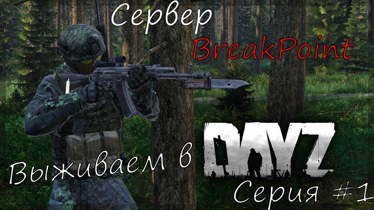 Выживаем в DayZ на сервере ☢BreakPoint☢︎ Серия #1