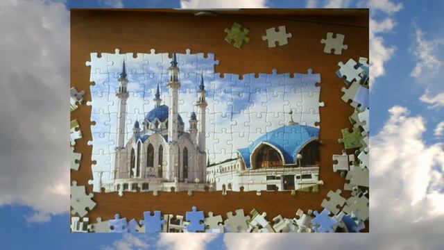 Красивая мечеть  Пазл