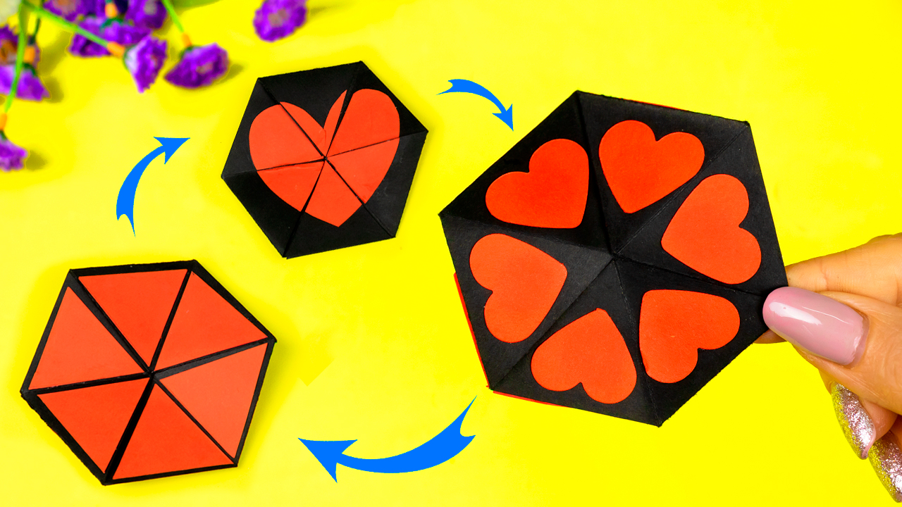 Крутилка Валентинка своими руками за 5 минут! Как сделать Валентинку на День Святого Валентина