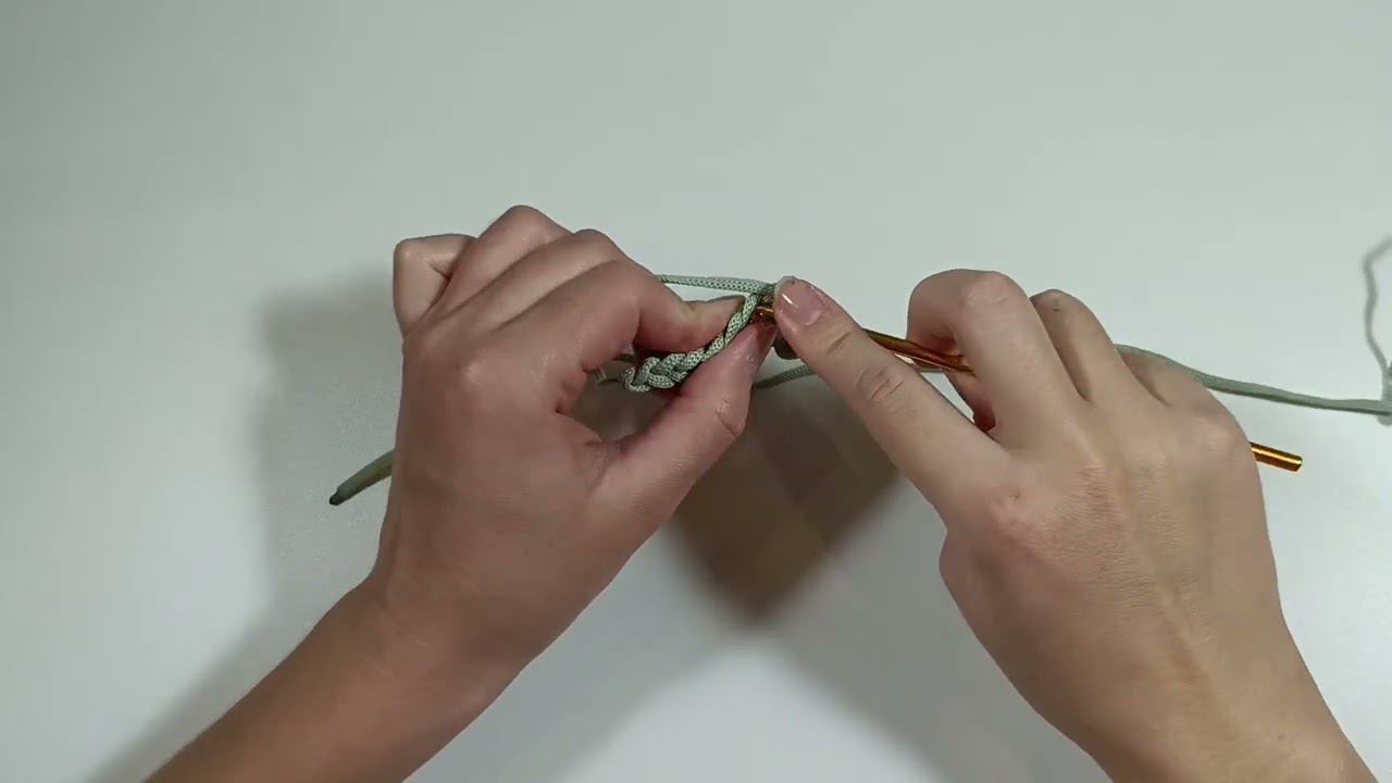 Уроки вязания крючком. Столбик без накида.