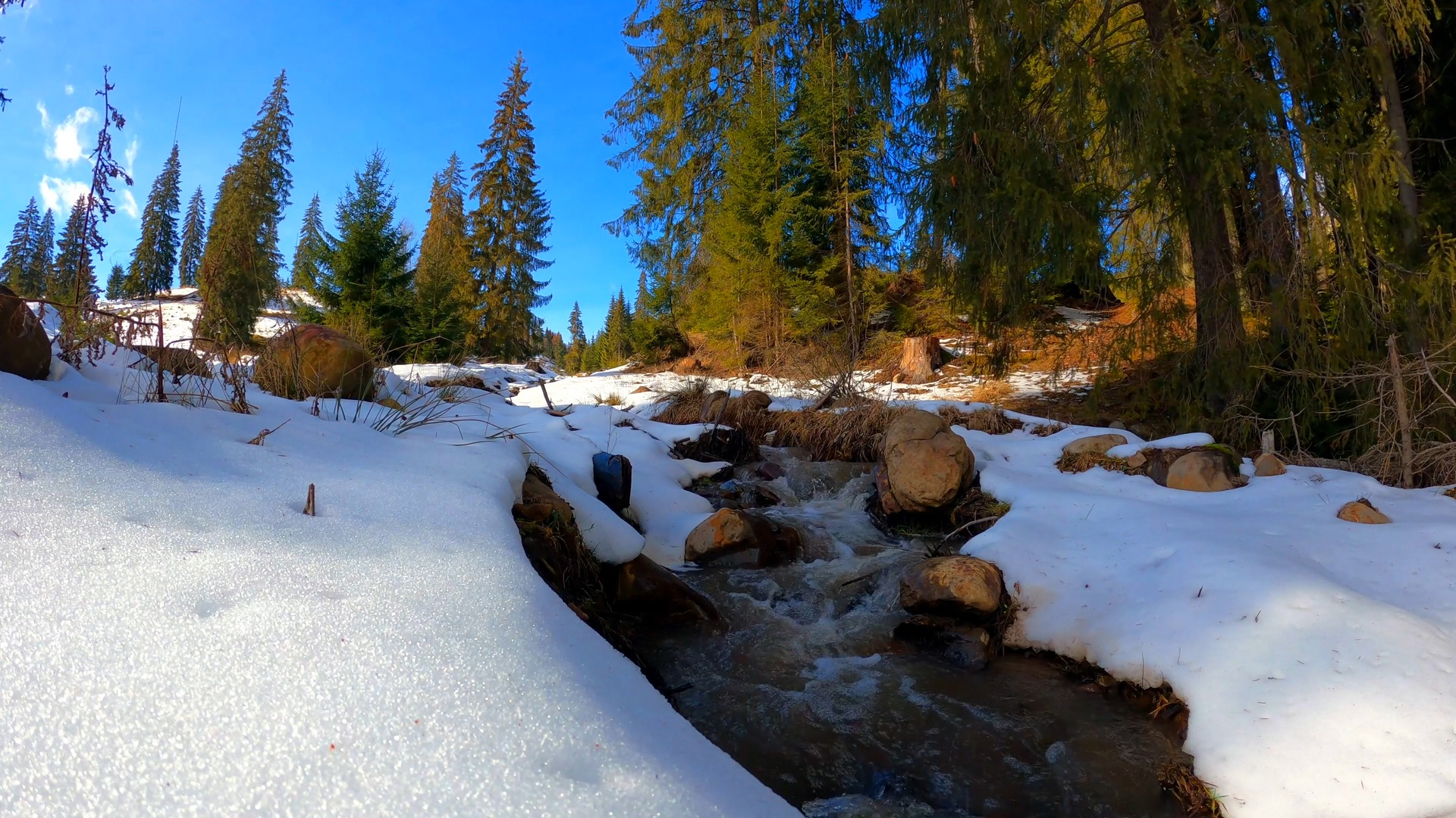 ? Быстро расслабьтесь под звуки природы и успокаивающий шум воды тающих снегов ❄️ | Шум талой воды