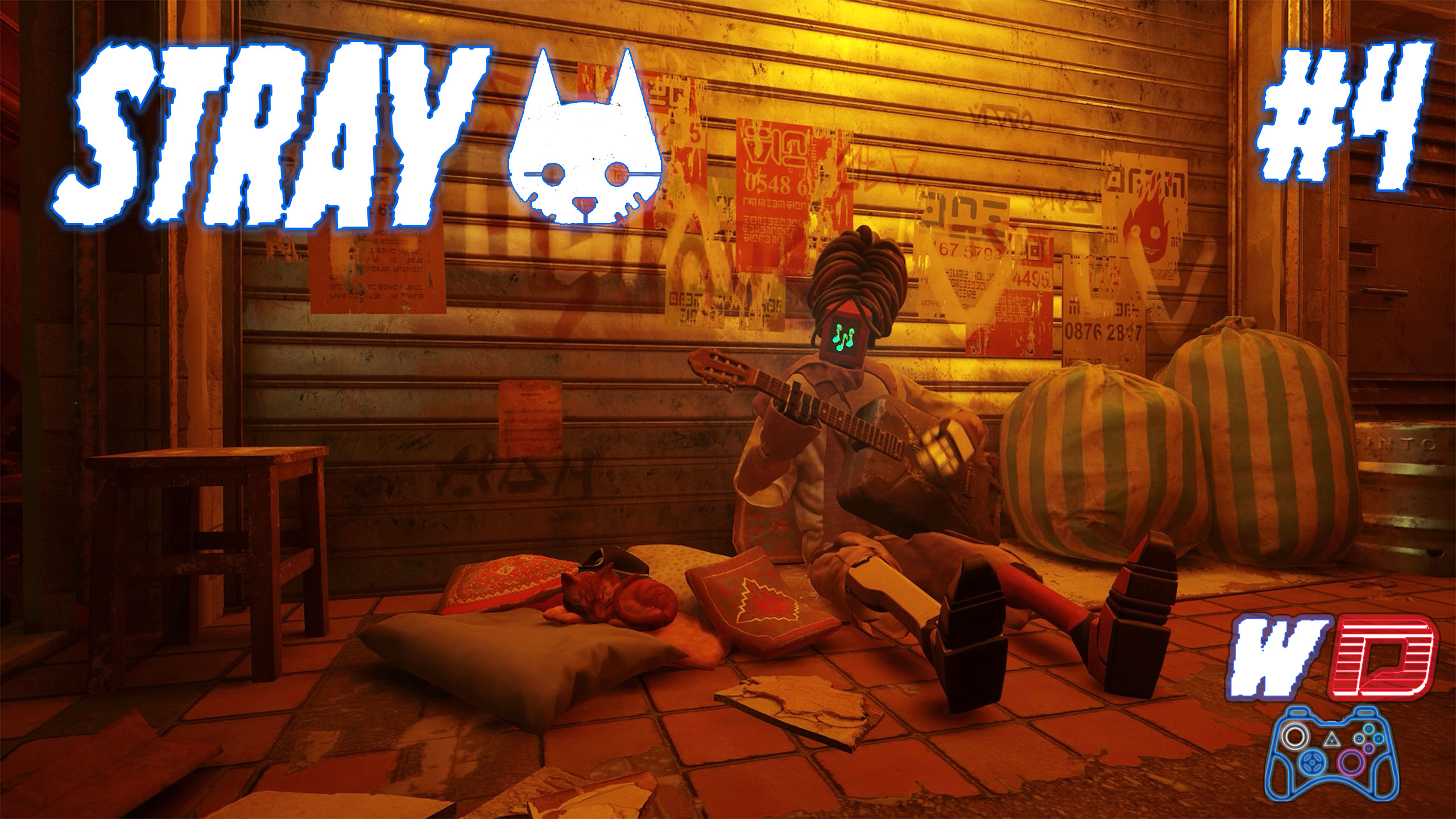 Stray. Прохождение #4. Котик изучает город