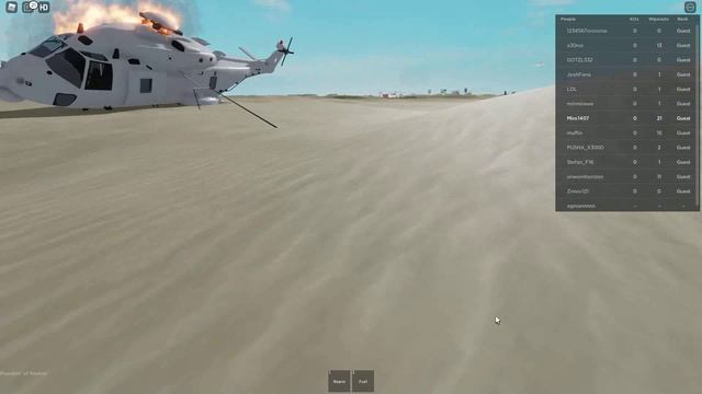 Roblox Helicopter Testing #3 Gameplay PC