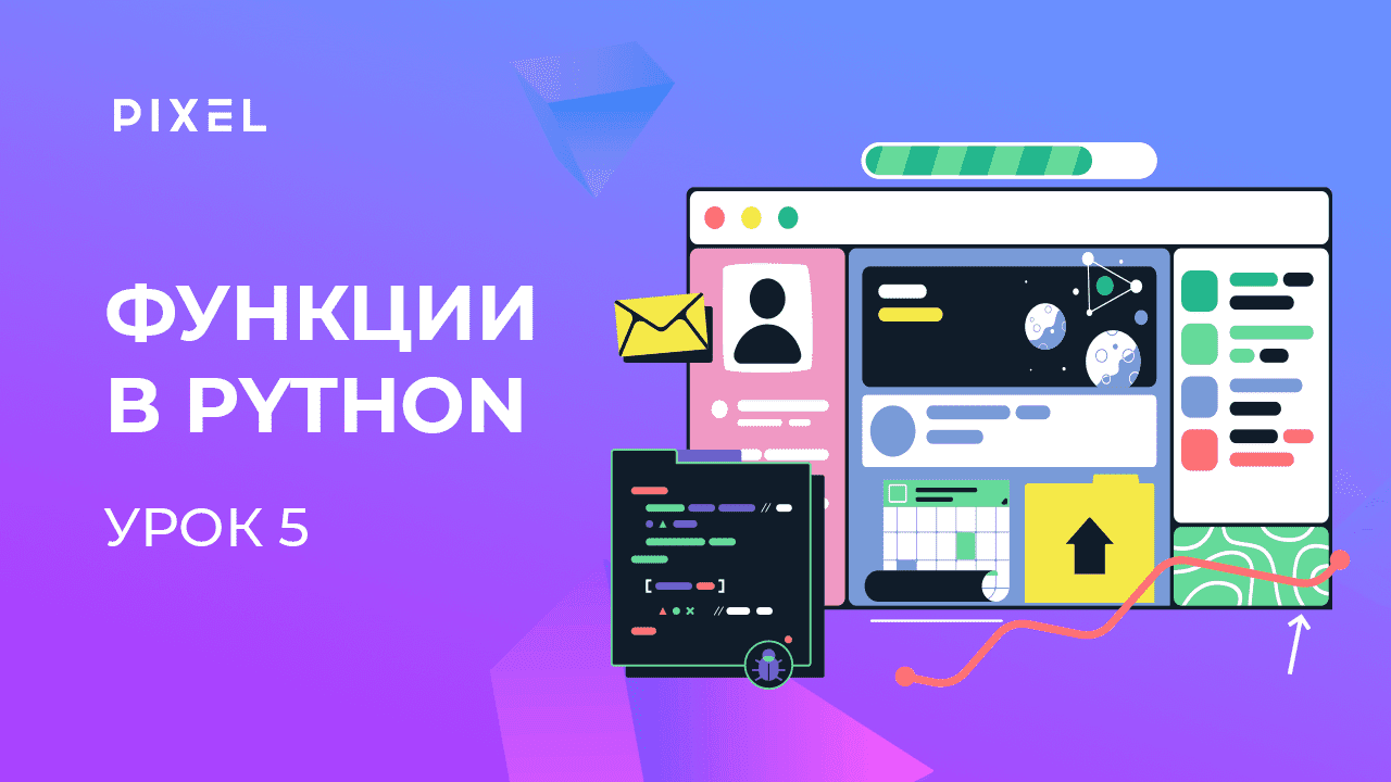 Функции в Python | Программирование на Python с нуля. Урок 5 | Уроки Python для детей