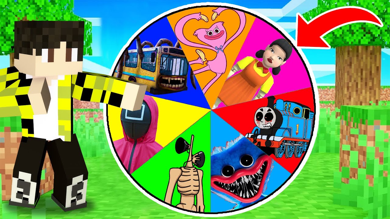 Нашёл колесо фортуны с ПАРОВОЗИК ТОМАС, ХАГИ ВАГИ, КИСИ МИСИ, СИРЕНОГОЛОВЫЙ, ИГРА В КАЛЬМАРА в майн