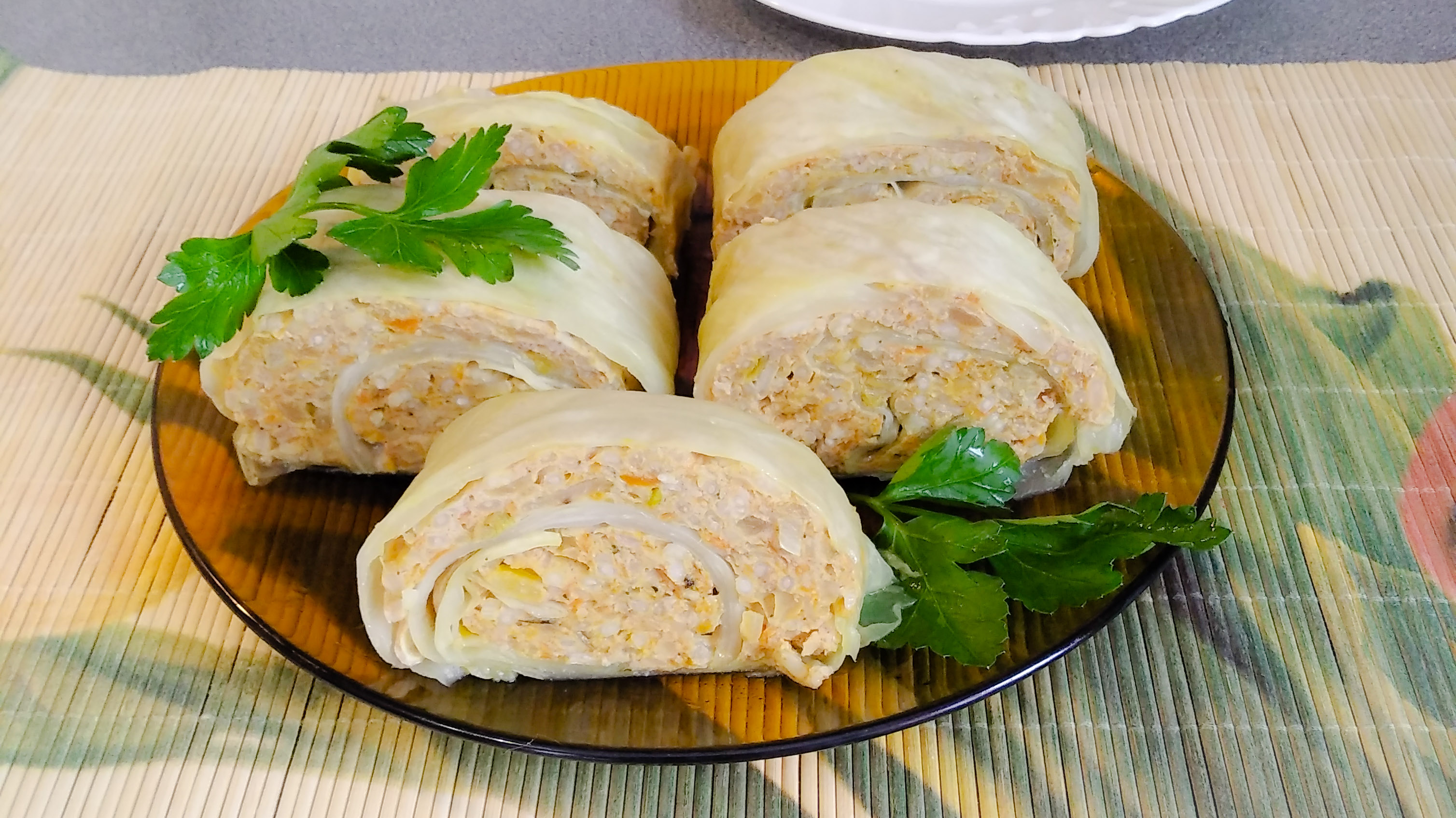 Капустный рулет вместо голубцов, очень вкусно, быстро и просто!