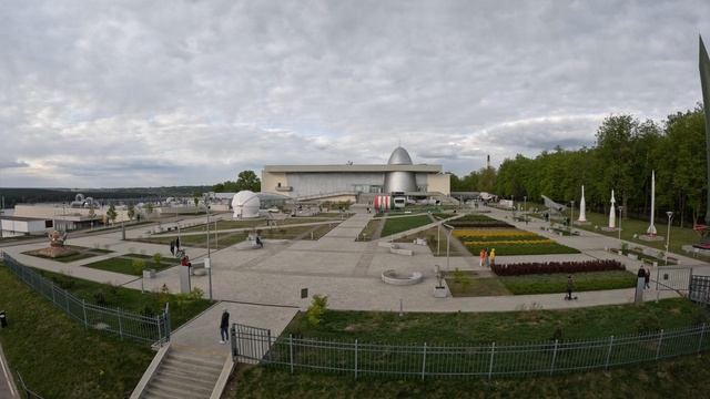Калуга. Панорама Музея Космонавтики.