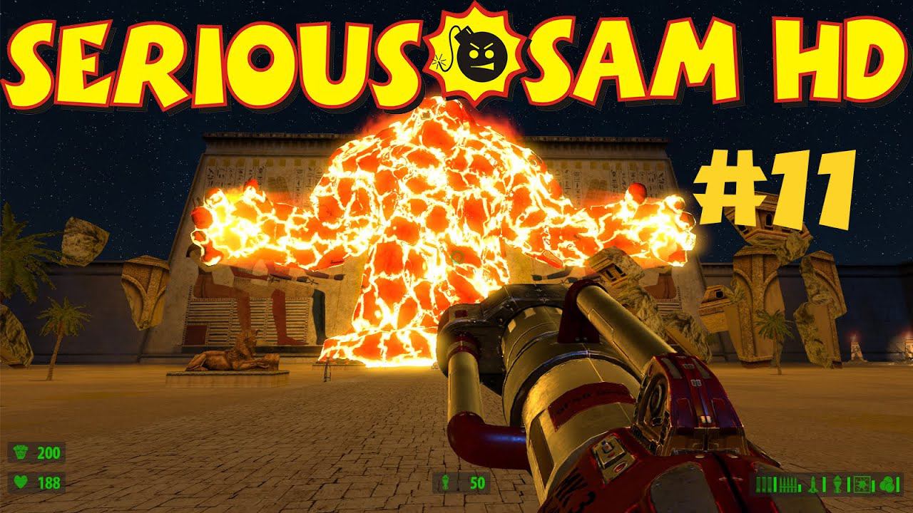 Прохождение Крутой Сэм HD: Первая кровь Аллея сфинксов Неподалеку от Фив #11