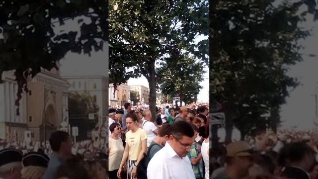 Парад День ВМФ 2019 год. Санкт-Петербург