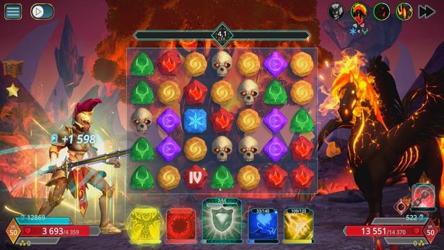 Puzzle Quest 3 - Dok vs Огнекрылка