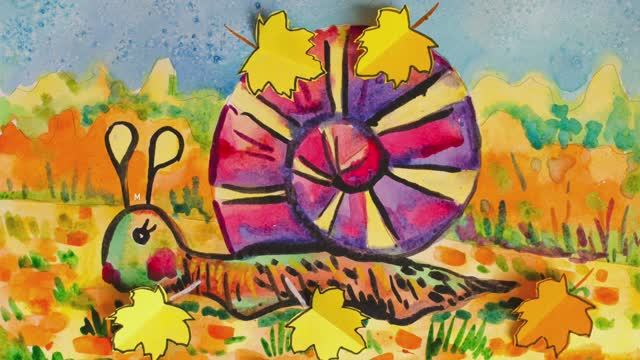 Как нарисовать осень просто