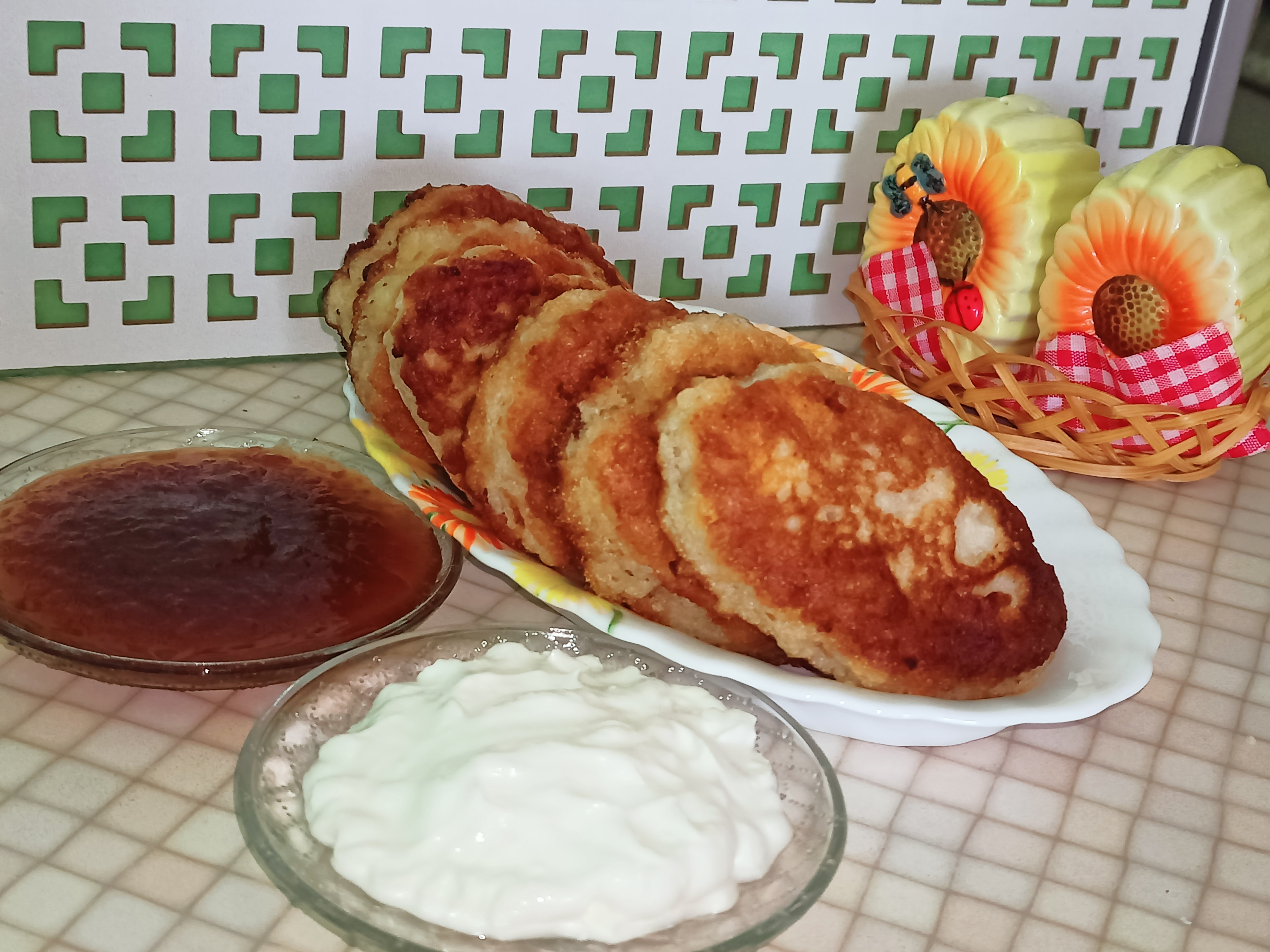 Вы такие Оладья еще не делали! Оладья на манной крупе с припеком!