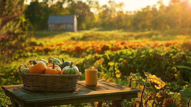 Доброе ОКТЯБРЬСКОЕ утро / ВРЕМЯ собирать УРОЖАЙ / Спокойные МЕЛОДИИ для КОМФОРТНОГО пробуждения...