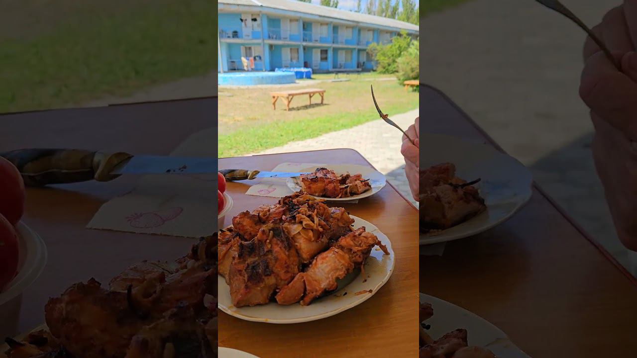 Отдых в Мелекино / Живём в разрушенном пансионате  #жизньвдонецке