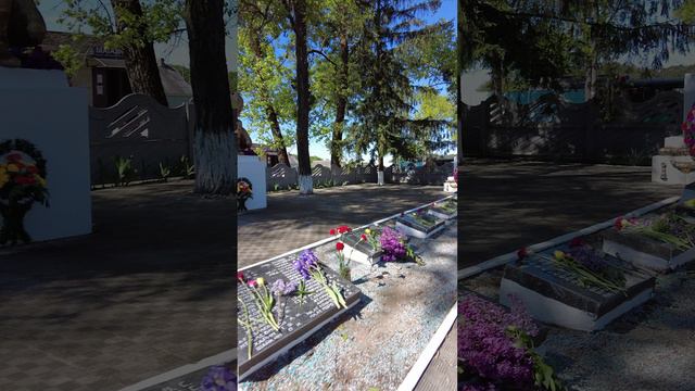 Километр до Украины, отмечаем 9мая - день победы! Деревня на границе.