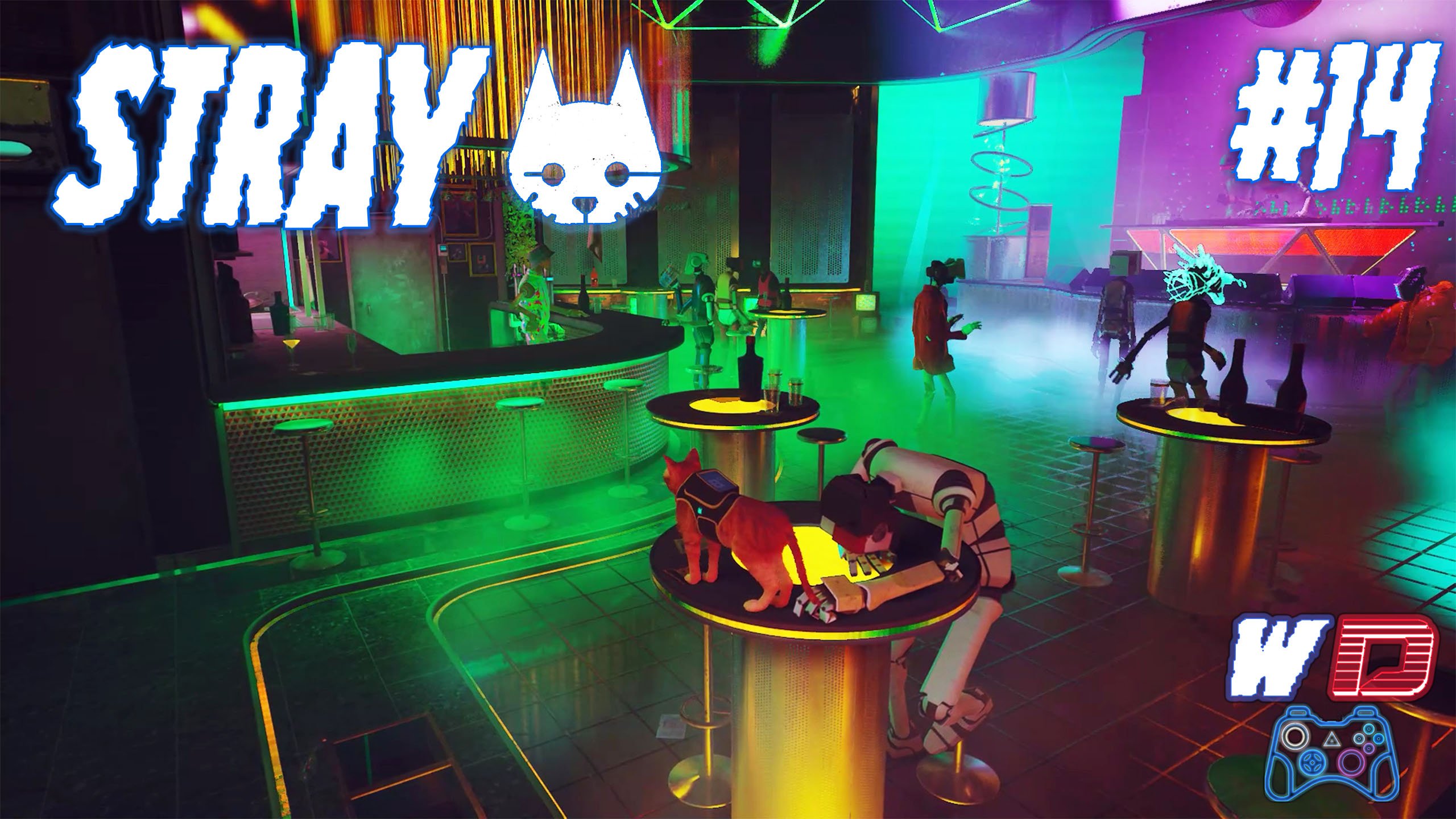 Stray. Прохождение #14. Твист в клубе