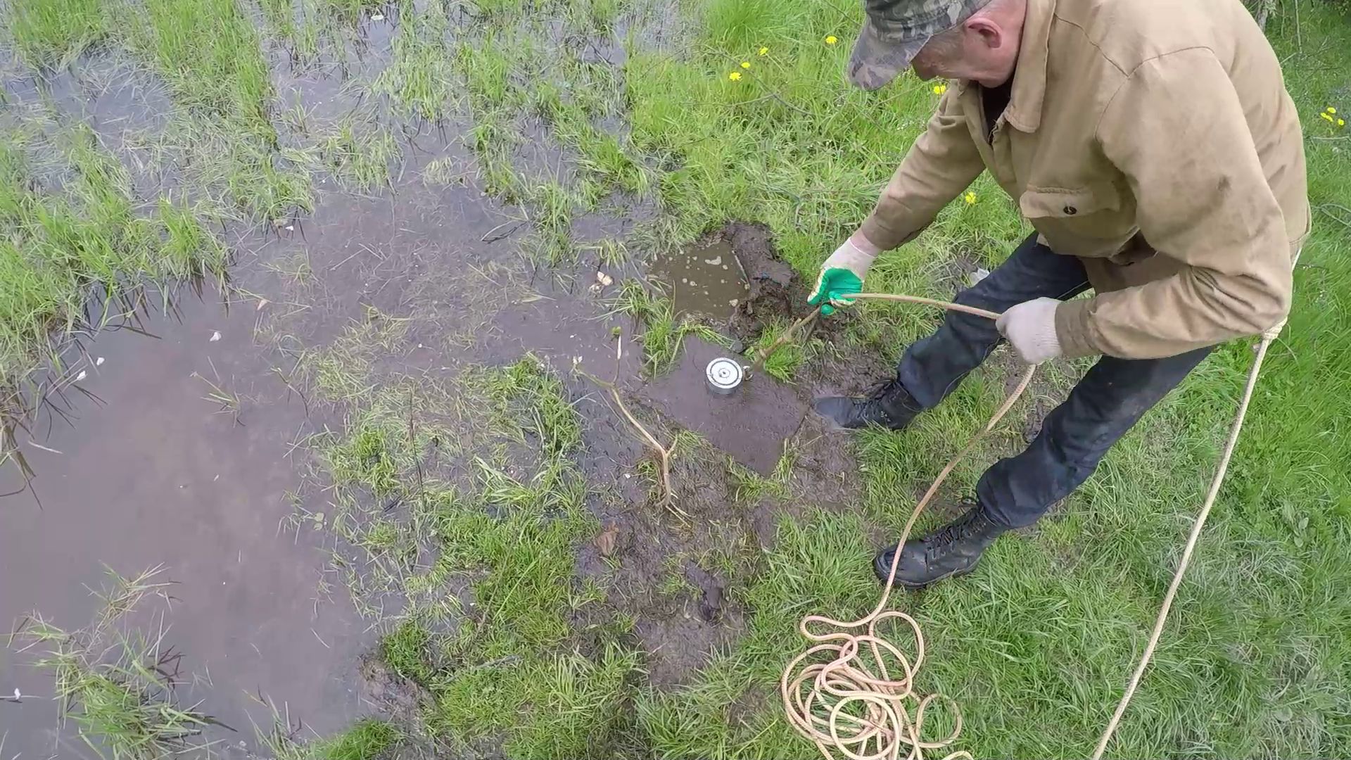 Магнитный поиск Первый опыт