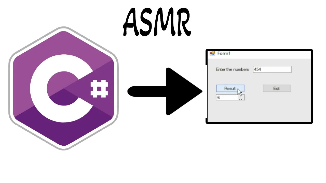ASMR - Программирование | сумма цифр трехзначного числа С#